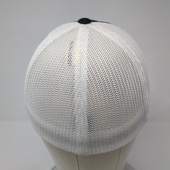 Con Paulos Chevrolet Fitted Mesh Back Trucker Hat Black S/M Flexfit - Picture 5 of 8